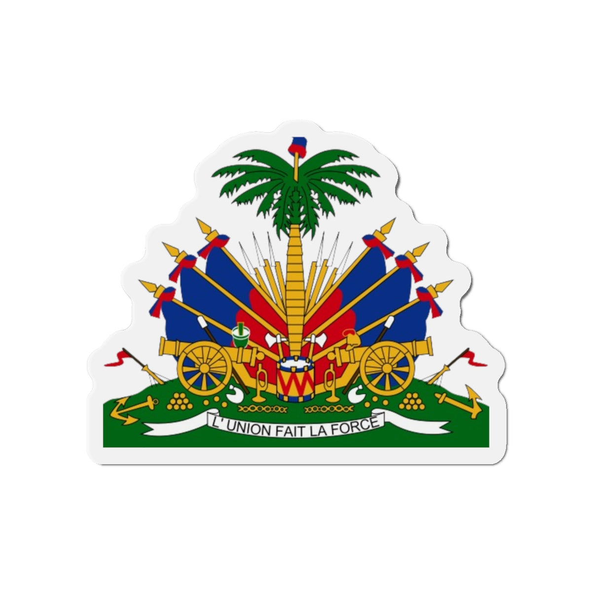 Haiti Die-Cut Magnets