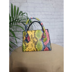 Load image into Gallery viewer, Pink snake print mini Handbag
